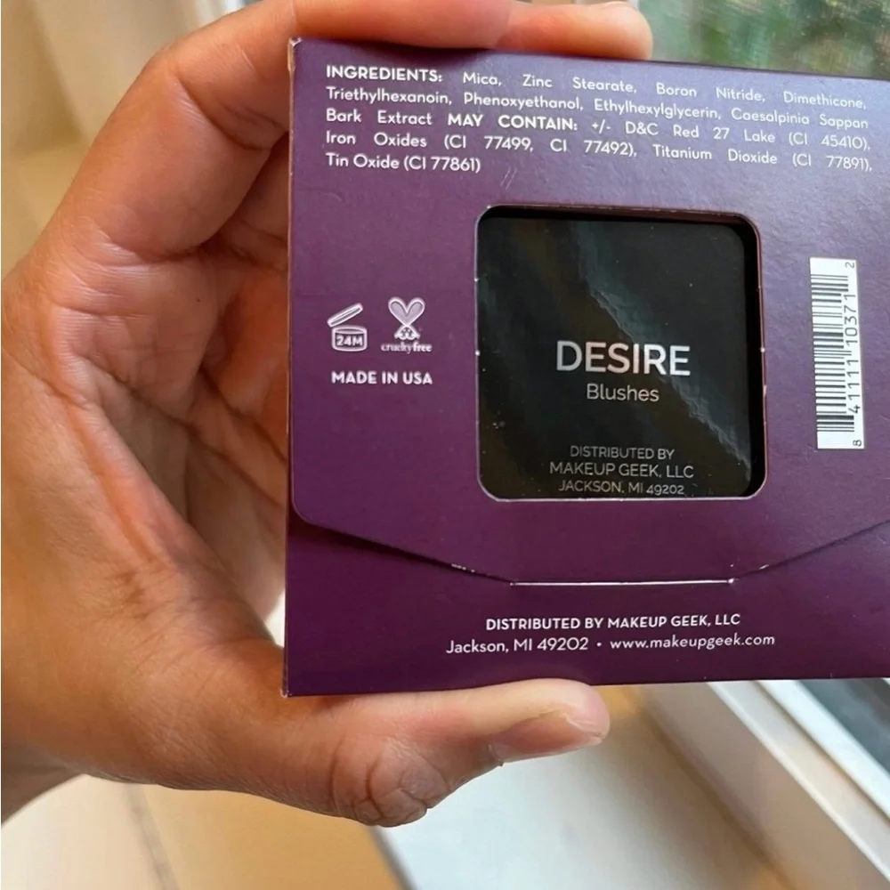 Makeup Geek Blush Matte Finish DESIRE NIB